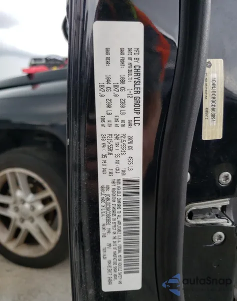 2012 Jeep Compass Limited from USA, damaged, VIN 1C4NJDCB0CD603891